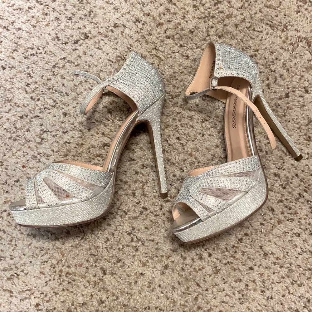 Rhinestone heels